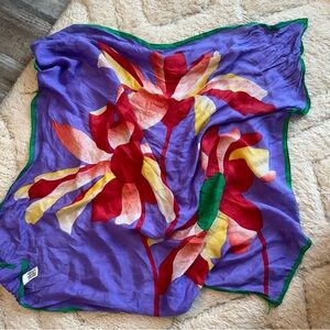 Silk scarf 30” x 30”